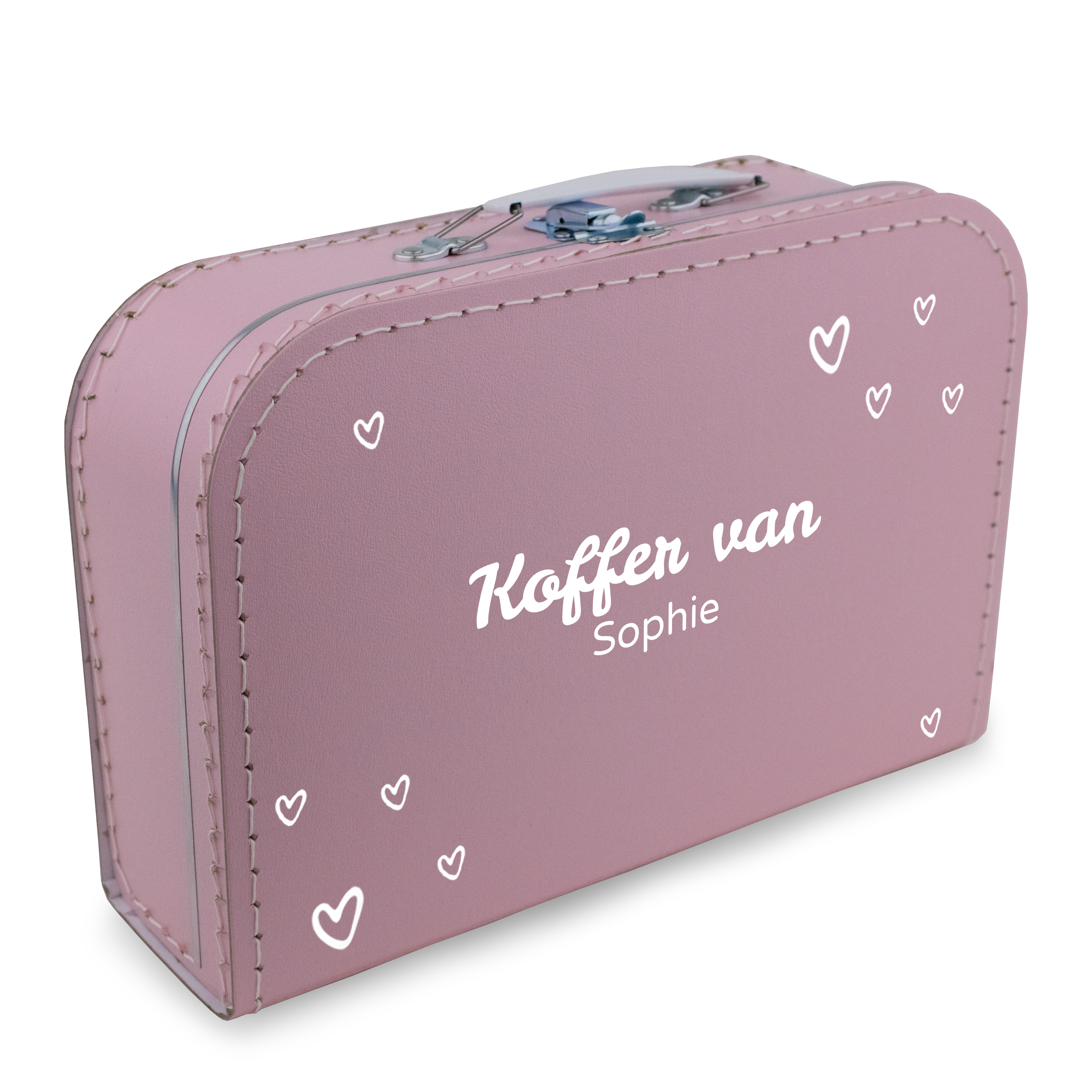 Pink Children's Suitcase with Name