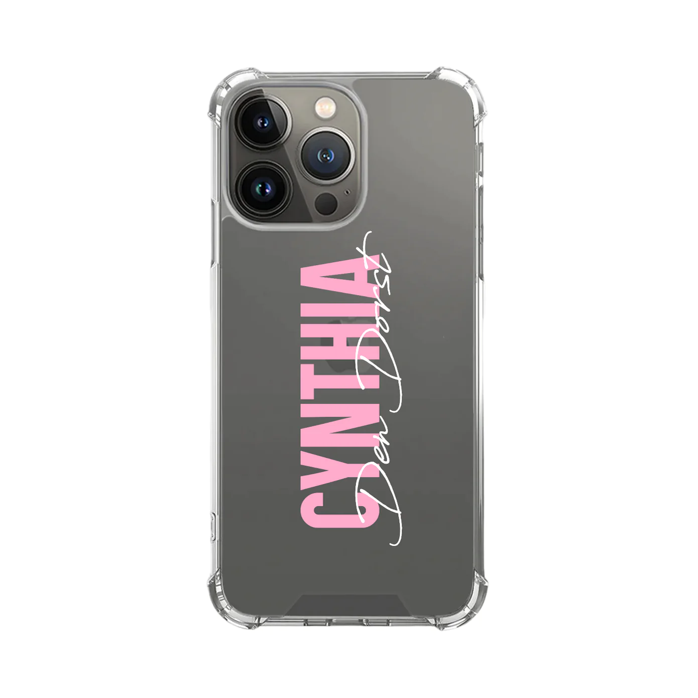 Transparent Phone Case with Name